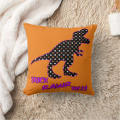 トリックRAWRトリート! – ハロウィーン・ティラノサウルスレックス クッション (ブランケット)