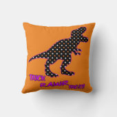 トリックRAWRトリート! – ハロウィーン・ティラノサウルスレックス クッション (裏面)