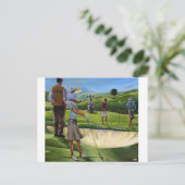 トリッシュバドル – レディースゴルフ ポストカード (スタンド正面)