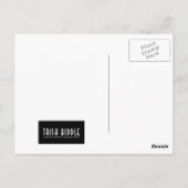 トリッシュバドル – レディースゴルフ ポストカード (裏面)