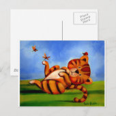 トリッシュビドルチルドレンズ子猫2/3 ポストカード (正面/裏面)