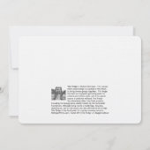 トリッジ招待状 – ミッドランドミシガン 招待状 (裏面)