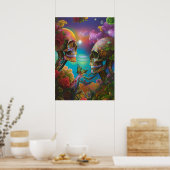 トリッピングボールアート – ライドまたはダイ ポスター (キッチン)