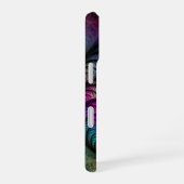 トリッピーな柄のカラフルな抽象的フラクタルアート iPhone 16ケース (右側面)