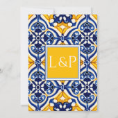 トリッピーにインスパイアされた春のウェディングエレガンス 招待状 (裏面)