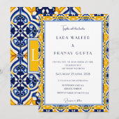 トリッピーにインスパイアされた春のウェディングエレガンス 招待状 (正面/裏面)