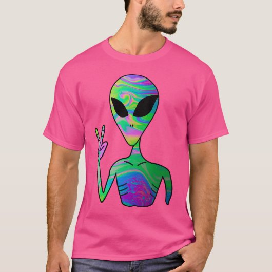 トリッピー エイリアン 7 Tシャツ (正面)