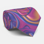 トリッピー カラフル 3D スワール ネクタイ (ロール)