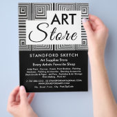 トリッピー メイズ スクエアーズ, アート用品専門店 チラシ (手)