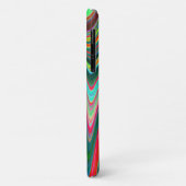トリッピー レッド グリーン ブルー 抽象的 グルービー アート Case-Mate iPhoneケース (裏面/左)