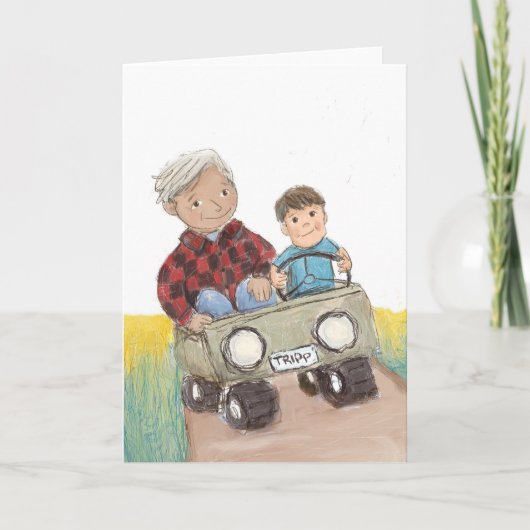 トリップとモシュムの大きな冒険 サンキューカード (正面)