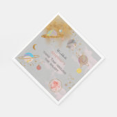 トリップのまわりにザ銀河系宇宙誕生日 スタンダードランチョンナプキン (角)