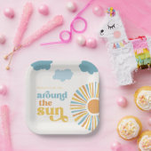 トリップザのまわりにサンパーティープレート ペーパープレート (パーティー)