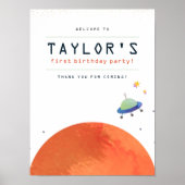 トリップザのまわりにサン宇宙ボーイ誕生日へようこそ ポスター (正面)