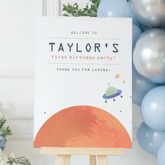 トリップザのまわりにサン宇宙ボーイ誕生日へようこそ ポスター