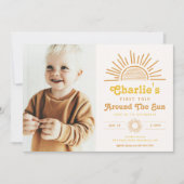 トリップザのまわりにサン招待状 |ボホ誕生日 招待状 (正面)