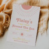 トリップザのまわりにサン招待状 |ボホ誕生日 招待状