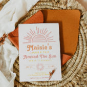 トリップザのまわりにサン招待状 |ボホ誕生日 招待状