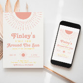 トリップザのまわりにサン招待状 |ボホ誕生日 招待状