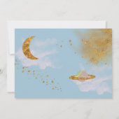 トリップザのまわりに銀河系宇宙誕生日招待状 招待状 (裏面)