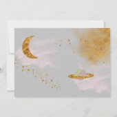 トリップザのまわりに銀河系宇宙誕生日招待状 招待状 (裏面)