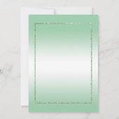 トリップルジェムボウ&グリッター18th誕生日  招待状 (裏面)