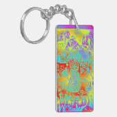 トリップ（幻覚体験）のようななきのこ キーホルダー (正面左)