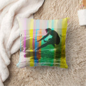 トリップ（幻覚体験）のようなな波の枕1 クッション (ブランケット)