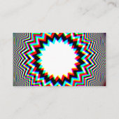 トリップ(幻覚体験)のようなな花の紋章の名刺 名刺 (裏面)