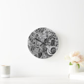 トリップ（幻覚体験）のようなな芸術のデザイン ラウンド壁時計 (ホーム)