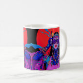 トリップ(幻覚体験)のようなアート コーヒーマグカップ (正面右)