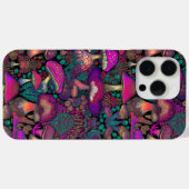 トリップ(幻覚体験)のようなサイケデリック菌模様 Case-Mate iPhoneケース (裏面 (横))