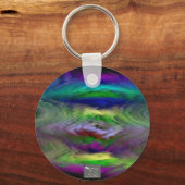 トリップ（幻覚体験）のようなデザイン キーホルダー (正面)