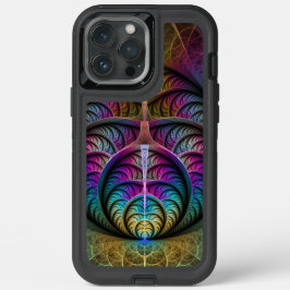 トリップ（幻覚体験）のようなパターン（の模様が）あるカラフル抽象芸術