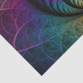 トリップ（幻覚体験）のようなパターン（の模様が）あるカラフル抽象芸術 薄葉紙 (詳細)
