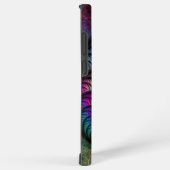 トリップ（幻覚体験）のようなパターン（の模様が）あるカラフル抽象芸術 SAMSUNG GALAXYケース (右側面)