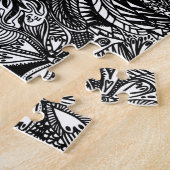 トリップ（幻覚体験）のようなポートレートパズル ジグソーパズル (側面)