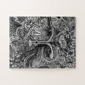 トリップ（幻覚体験）のようなポートレートパズル ジグソーパズル (横)