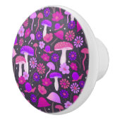 トリップ（幻覚体験）のようなマッサイケデリックキッシュズパープル、ピンクとブラック セラミックノブ (右)