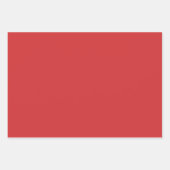 トリップ(幻覚体験)のようなレトロ60s 70s旋回抽象芸術クリスマス赤 ラッピングペーパーシート (正面3)