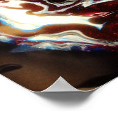 トリップ（幻覚体験）のような絵を描 ポスター (角)