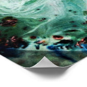 トリップ（幻覚体験）のような絵を描 ポスター (角)