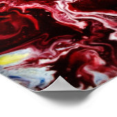 トリップ（幻覚体験）のような絵を描 ポスター (角)