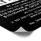 トリップ（幻覚体験）のような迷路パタ広告ーン ポスター (角)