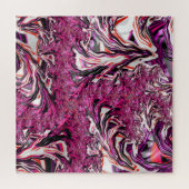 トリップ(幻覚体験)のような鮮やかサイケデリックファンキーフラクタル ジグソーパズル (横)