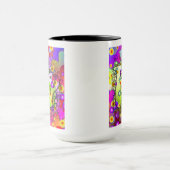 トリップ（幻覚体験）のような, サイケデリック, Boho, Hippie, Coffee Mug マグカップ (中央)