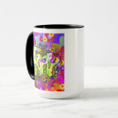 トリップ（幻覚体験）のような, サイケデリック, Boho, Hippie, Coffee Mug マグカップ (正面左)