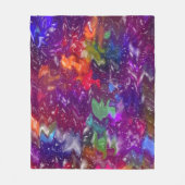トリップ（幻覚体験）のような フリースブランケット (正面)
