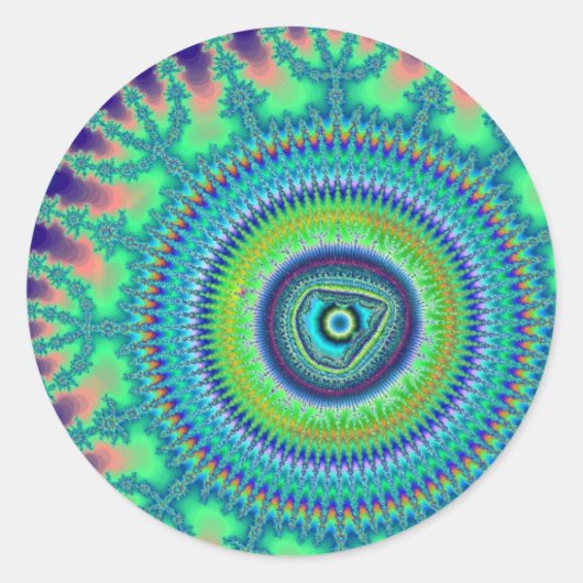 トリップ(幻覚体験)のような ラウンドシール (正面)