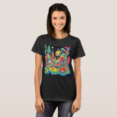 トリップ(幻覚体験)のような Tシャツ (正面フル)